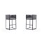 Manhattan Comfort Embassy Barstool in Grey and Black, PK2 2-BS018-GY - alternate 1
